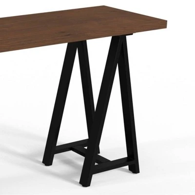 Hawkins Metal/Wood Console Sofa Table Walnut - WyndenHall 5 Hawkins Metal/Wood Console Sofa Table Walnut - WyndenHall - Image 3