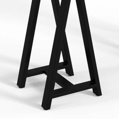 Hawkins Metal/Wood Console Sofa Table Walnut - WyndenHall 6 Hawkins Metal/Wood Console Sofa Table Walnut - WyndenHall - Image 4