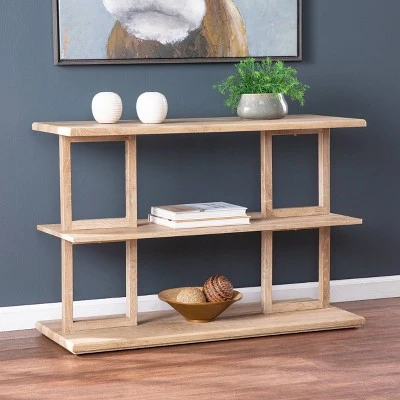 Aylbath Geometric Console Table Natural - Aiden Lane 4 Aylbath Geometric Console Table Natural - Aiden Lane - Image 2