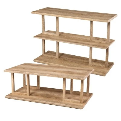 Aylbath Geometric Console Table Natural - Aiden Lane 9 Aylbath Geometric Console Table Natural - Aiden Lane - Image 7