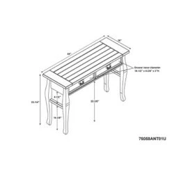 Console Table Antique Wood - Linon 7 Console Table Antique Wood - Linon -Console Tables Sales unnamed file 3139