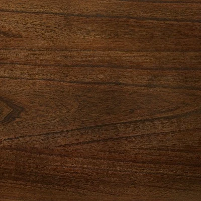 Mabel Tempered Glass Top Sofa Table - HOMES: Inside + Out Dark Oak 5 Mabel Tempered Glass Top Sofa Table - HOMES: Inside + Out Dark Oak - Image 3