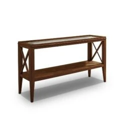 Mabel Tempered Glass Top Sofa Table - HOMES: Inside + Out Dark Oak 10 Mabel Tempered Glass Top Sofa Table - HOMES: Inside + Out Dark Oak -Console Tables Sales unnamed file 3143