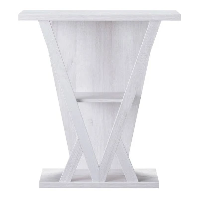 Nebra 3 Shelf Console Table White Oak - HOMES: Inside + Out 6 Nebra 3 Shelf Console Table White Oak - HOMES: Inside + Out - Image 4