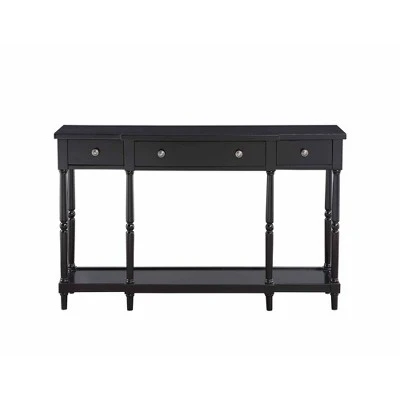Breighton Home Cheyenne Console Table - Johar Furniture Black 7 Breighton Home Cheyenne Console Table - Johar Furniture Black - Image 5