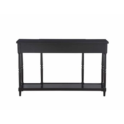 Breighton Home Cheyenne Console Table - Johar Furniture Black 8 Breighton Home Cheyenne Console Table - Johar Furniture Black - Image 6