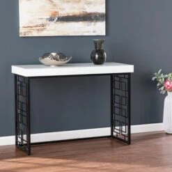 Cobepers Contemporary Console Table Brown/White - Aiden Lane 14 Cobepers Contemporary Console Table Brown/White - Aiden Lane -Console Tables Sales unnamed file 3162
