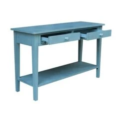 Spencer Console Server Table Antique Ocean Blue - International Concepts 15 Spencer Console Server Table Antique Ocean Blue - International Concepts -Console Tables Sales unnamed file 3170