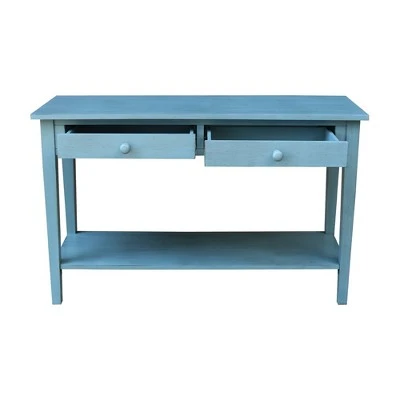 Spencer Console Server Table Antique Ocean Blue - International Concepts 8 Spencer Console Server Table Antique Ocean Blue - International Concepts - Image 6