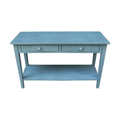 Spencer Console Server Table Antique Ocean Blue - International Concepts 10 Spencer Console Server Table Antique Ocean Blue - International Concepts - Image 8