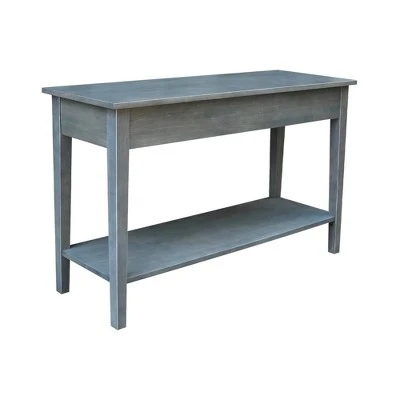 Spencer Console Server Table Antique Washed Heather Gray - International Concepts 6 Spencer Console Server Table Antique Washed Heather Gray - International Concepts - Image 4