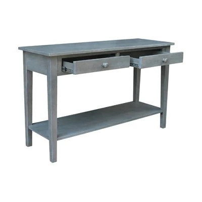 Spencer Console Server Table Antique Washed Heather Gray - International Concepts 7 Spencer Console Server Table Antique Washed Heather Gray - International Concepts - Image 5