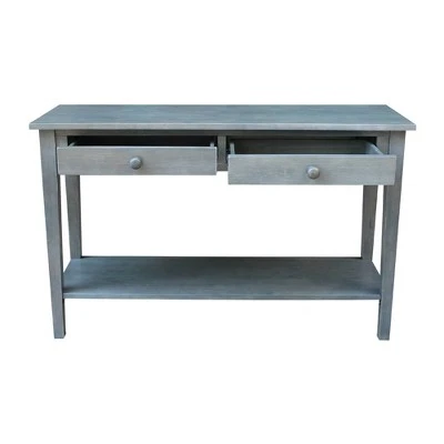 Spencer Console Server Table Antique Washed Heather Gray - International Concepts 8 Spencer Console Server Table Antique Washed Heather Gray - International Concepts - Image 6