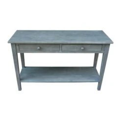 Spencer Console Server Table Antique Washed Heather Gray - International Concepts 18 Spencer Console Server Table Antique Washed Heather Gray - International Concepts -Console Tables Sales unnamed file 3182