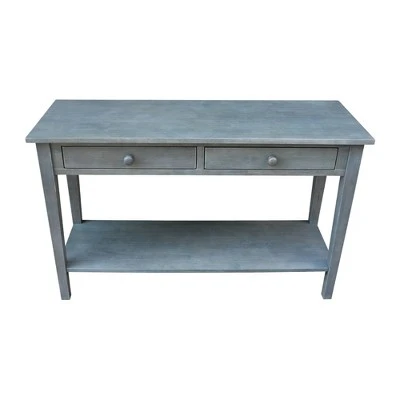 Spencer Console Server Table Antique Washed Heather Gray - International Concepts 10 Spencer Console Server Table Antique Washed Heather Gray - International Concepts - Image 8
