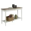 French Country Console Table with Drawer/Shelf Driftwood/White - Breighton Home 1 French Country Console Table with Drawer/Shelf Driftwood/White - Breighton Home -Console Tables Sales unnamed file 3184