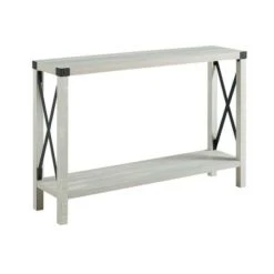 Sophie Rustic Farmhouse X Frame Entry Table - Saracina Home Gray Wash -Console Tables Sales unnamed file 32