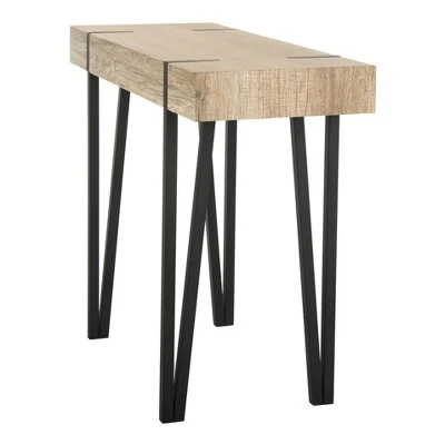 Alyssa Wood Top Console Table Brown - Safavieh 6 Alyssa Wood Top Console Table Brown - Safavieh - Image 4