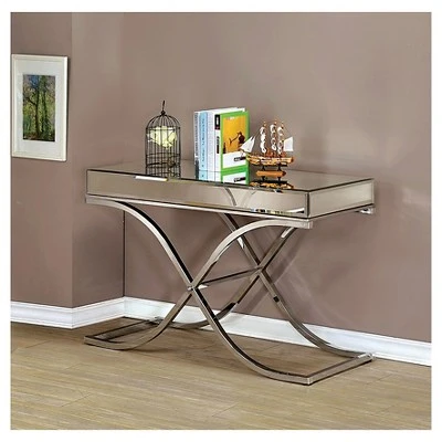 Lila Console Table Chrome - HOMES: Inside + Out 3 Lila Console Table Chrome - HOMES: Inside + Out