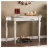 Glenrose Glam Mirrored Console Table - Matte Silver - Aiden Lane -Console Tables Sales unnamed file 3294