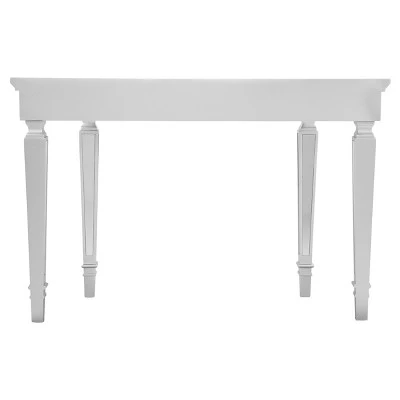 Glenrose Glam Mirrored Console Table - Matte Silver - Aiden Lane 7 Glenrose Glam Mirrored Console Table - Matte Silver - Aiden Lane - Image 5