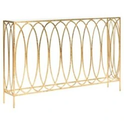 Carina Oval Ringed Console Table - Gold - Safavieh 10 Carina Oval Ringed Console Table - Gold - Safavieh -Console Tables Sales unnamed file 3303