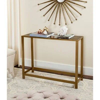 Gigi Console - Antique Brass - Safavieh 3 Gigi Console - Antique Brass - Safavieh