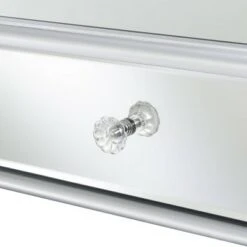 French Country 1 Drawer Mirrored Desk Console Table Silver - Breighton Home 12 French Country 1 Drawer Mirrored Desk Console Table Silver - Breighton Home -Console Tables Sales unnamed file 3323