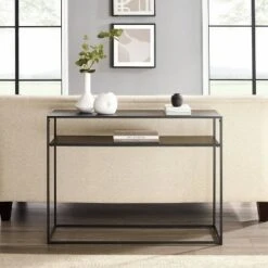 Braxton Console Table Matte Black - Crosley -Console Tables Sales unnamed file 3335