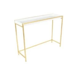 Olivia & May Set of 2 Contemporary Console Tables White - Olivia & May -Console Tables Sales unnamed file 3377