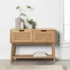 Hearth & Hand W/Magnolia Furniture Wood & Cane Console Table with Pull-Down Drawers - Hearth & Hand™ with Magnolia Black 2 Hearth & Hand W/Magnolia Furniture Wood & Cane Console Table with Pull-Down Drawers - Hearth & Hand™ with Magnolia Black -Console Tables Sales unnamed file 34