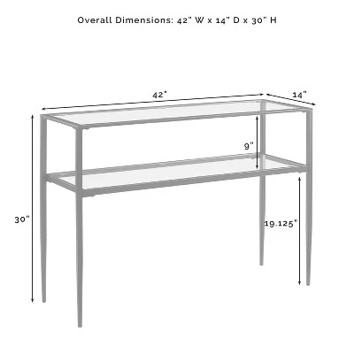 Ashton Console Table Matte Black - Crosley 11 Ashton Console Table Matte Black - Crosley - Image 9