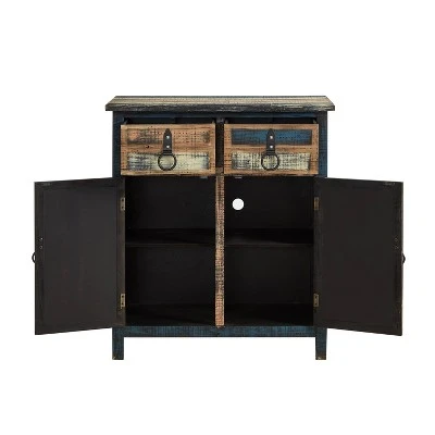 Marley Console Cabinet Distressed - Powell Company 5 Marley Console Cabinet Distressed - Powell Company - Image 3