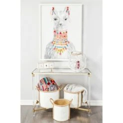 Olivia & May Modern Acrylic Console Table Gold - Olivia & May
