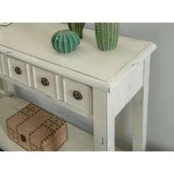 Calinda Small Console Table - Powell Company Teal -Console Tables Sales unnamed file 3475