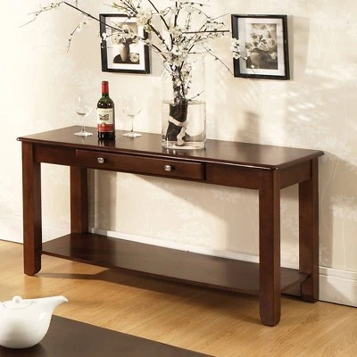 Steve Silver Co. Nelson Sofa Table Cherry - Steve Silver 3 Steve Silver Co. Nelson Sofa Table Cherry - Steve Silver
