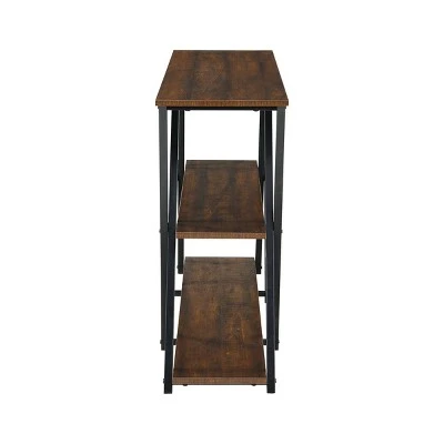 Carolina Chair & Table Dowell Console Table Elm/Black - Carolina Chair & Table 4 Carolina Chair & Table Dowell Console Table Elm/Black - Carolina Chair & Table - Image 2