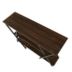 Carolina Chair & Table Dowell Console Table Elm/Black - Carolina Chair & Table 8 Carolina Chair & Table Dowell Console Table Elm/Black - Carolina Chair & Table -Console Tables Sales unnamed file 3537