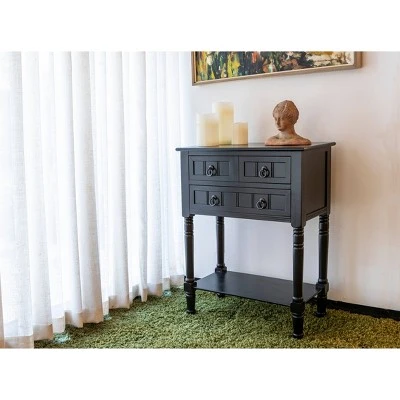 Decor Therapy Westerman 3 Drawer Console - Décor Threapy Navy 11 Decor Therapy Westerman 3 Drawer Console - Décor Threapy Navy - Image 9