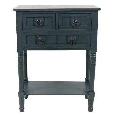 Decor Therapy Westerman 3 Drawer Console - Décor Threapy Navy 14 Decor Therapy Westerman 3 Drawer Console - Décor Threapy Navy - Image 12