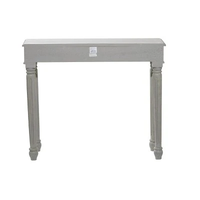 Farmhouse Mango Wood Console Table - Olivia & May Gray 7 Farmhouse Mango Wood Console Table - Olivia & May Gray - Image 5
