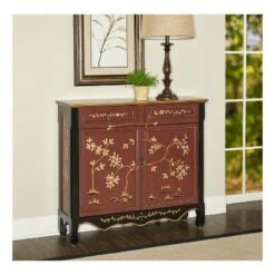 Jenny Hand Painted 2Door Console Table - Powell Company Red 21 Jenny Hand Painted 2Door Console Table - Powell Company Red -Console Tables Sales unnamed file 3597