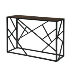 Carolina Chair & Table Cressida Console Table Elm/Black - Carolina Chair & Table