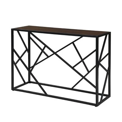 Carolina Chair & Table Cressida Console Table Elm/Black - Carolina Chair & Table 3 Carolina Chair & Table Cressida Console Table Elm/Black - Carolina Chair & Table