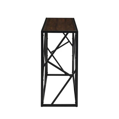 Carolina Chair & Table Cressida Console Table Elm/Black - Carolina Chair & Table 4 Carolina Chair & Table Cressida Console Table Elm/Black - Carolina Chair & Table - Image 2