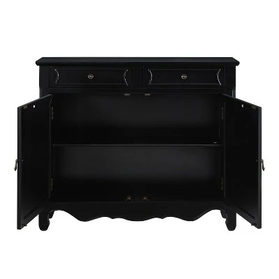Leith 2Door Console Black - Powell Company 4 Leith 2Door Console Black - Powell Company - Image 2