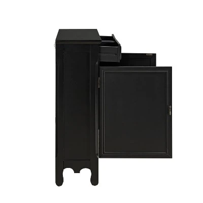 Leith 2Door Console Black - Powell Company 6 Leith 2Door Console Black - Powell Company - Image 4