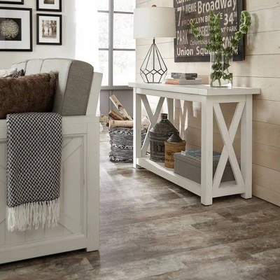 Seaside Lodge Console Table - Off White - Home Styles 3 Seaside Lodge Console Table - Off White - Home Styles