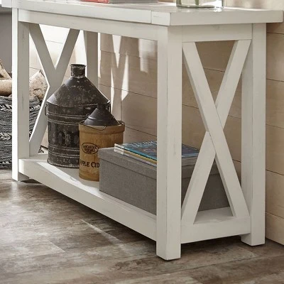 Seaside Lodge Console Table - Off White - Home Styles 6 Seaside Lodge Console Table - Off White - Home Styles - Image 4