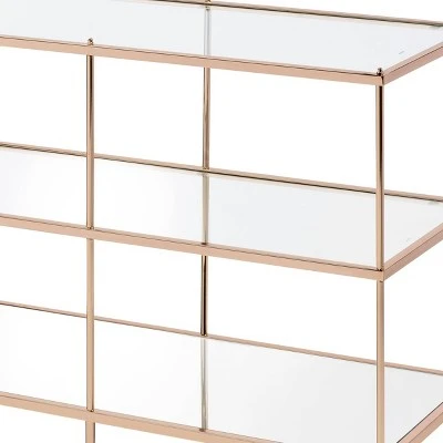 Lindenham Glass Top Sofa Table - miBasics Blue 5 Lindenham Glass Top Sofa Table - miBasics Blue - Image 3